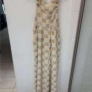 BiBi Textured Beige and Cream Outerwear